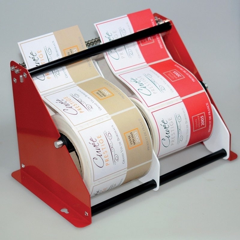 Distributeur manuel d'étiquettes adhésives en rouleau - Derfi