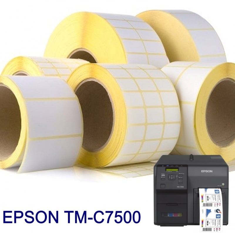 Rouleau d'étiquettes papier mat - TM-C7500/C7500G - Agis Étiquette