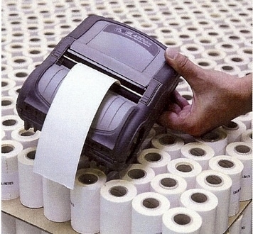 Étiquettes thermiques autocollantes vierges en rouleau 76 x 57 mm - Agis  Étiquette