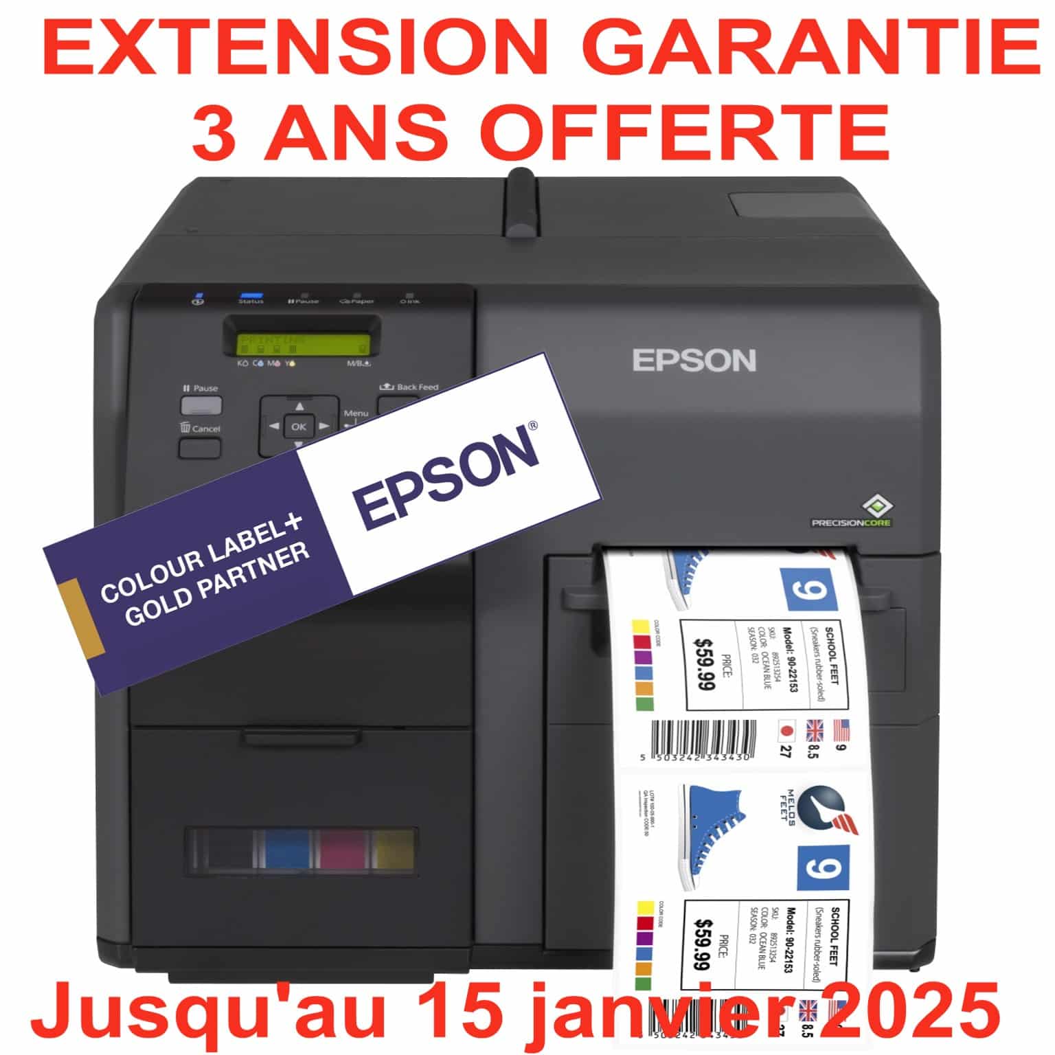 Imprimante Jet d'encre Epson C7500/C7500G